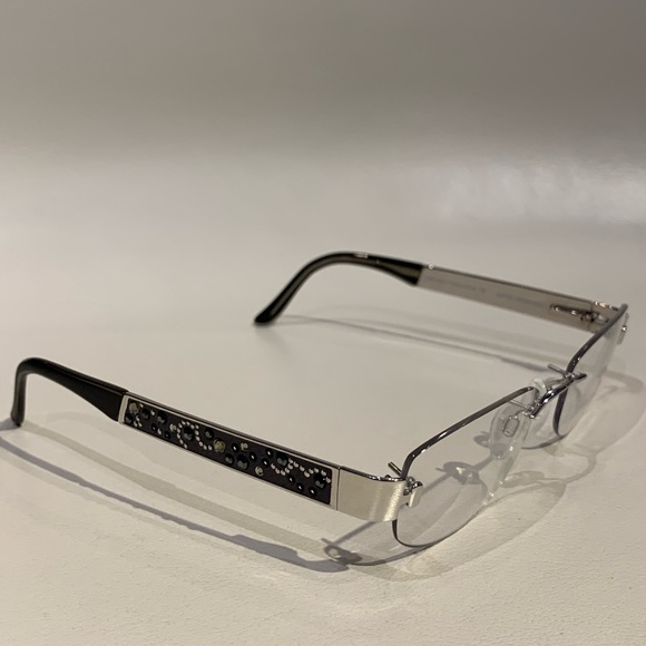 New Women’s Authentic Daniel Swarovski Drill Mount eyeglasses - Picture 9 of 12